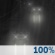 Tonight: Rain, mainly after 7pm.  Patchy fog before 9pm, then patchy fog after midnight. Low around 45. Calm wind.  Chance of precipitation is 100%. New precipitation amounts between a half and three quarters of an inch possible. 