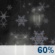 Wednesday Night: Rain showers likely, mixing with snow after 8pm, then gradually ending. Some thunder is also possible.  Patchy fog after 5am. Widespread frost after 5am.  Otherwise, mostly cloudy, with a low around 30. East wind 3 to 8 mph.  Chance of precipitation is 60%. New snow accumulation of less than a half inch possible. 